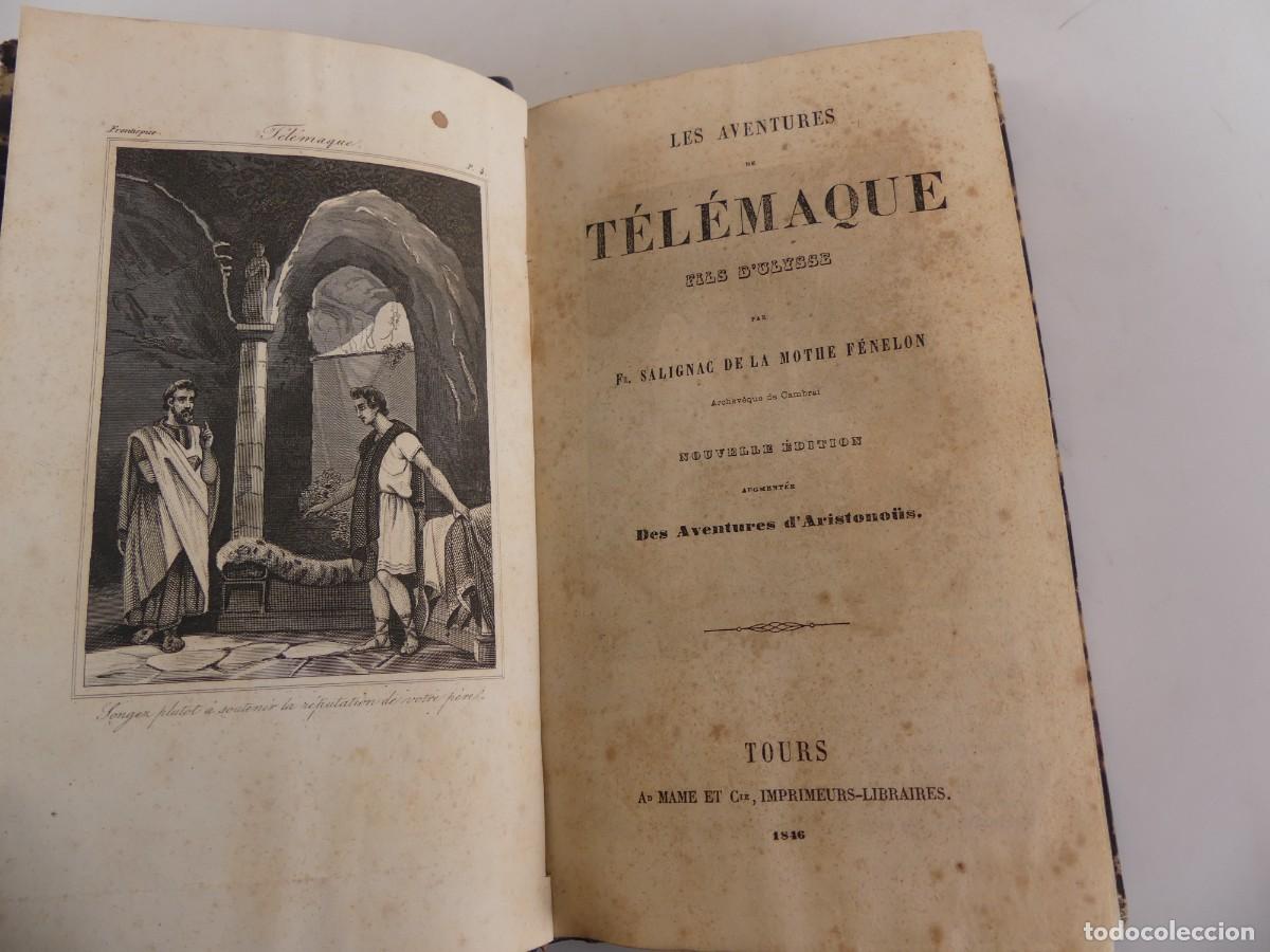 Libri di seconda mano: Libro Antiguo - En Frances -Les Aventures Telemaque -A&ntilde;o 1846