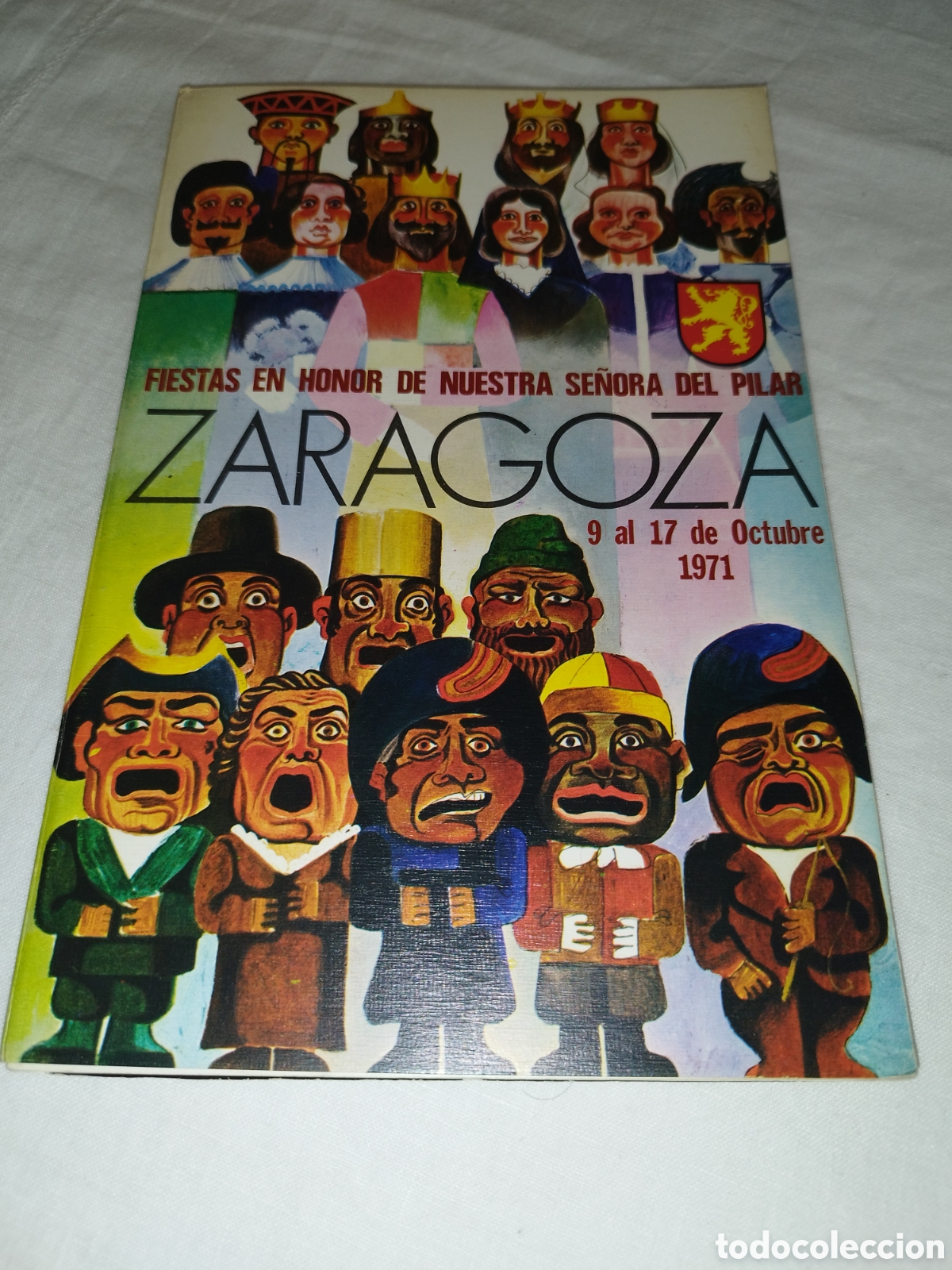 Gebrauchte B&uuml;cher: PROGRAMA OFICIAL FIESTAS DEL PILAR ZARAGOZA 1971 ILUSTRADO..