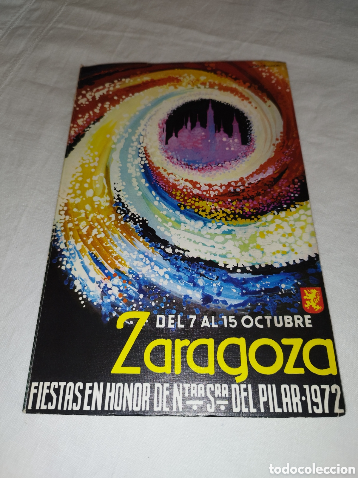 Second hand books: PROGRAMA OFICIAL FIESTAS DEL PILAR ZARAGOZA 1972 ILUSTRADO.