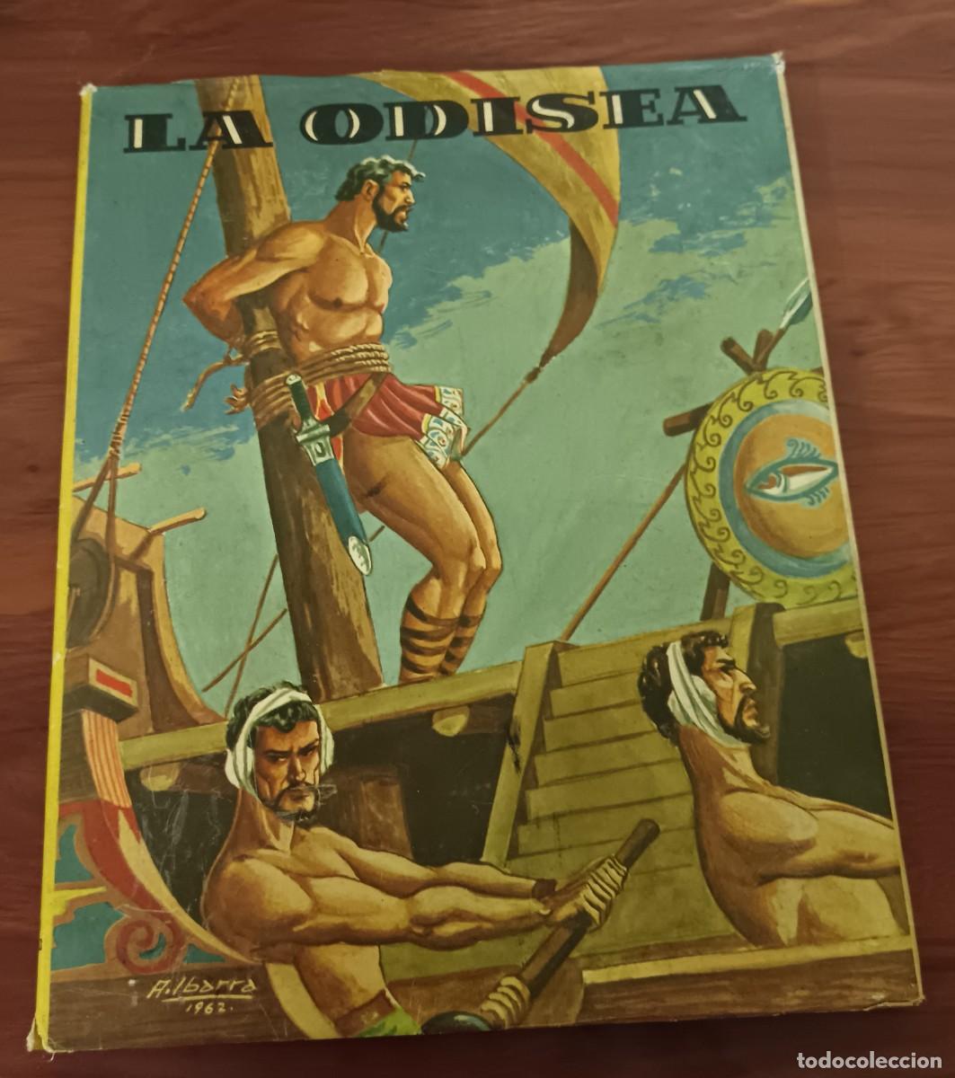 Libros de segunda mano: LA ODISEA HOMERO VERSI&Oacute;N R. PINILLA ILUSTRACIONES A. IBARRA EDITORIAL FELICIDAD A&Ntilde;O 1962