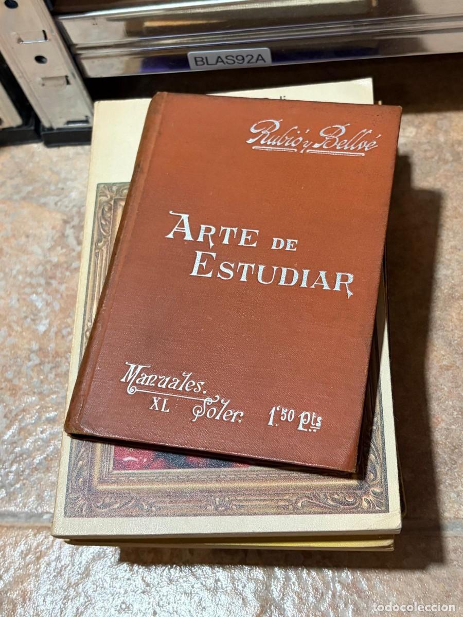 Libros de segunda mano: BLAS92A Rubio y Bellv&eacute; Arte de estudiar &ndash; Manuales Soler