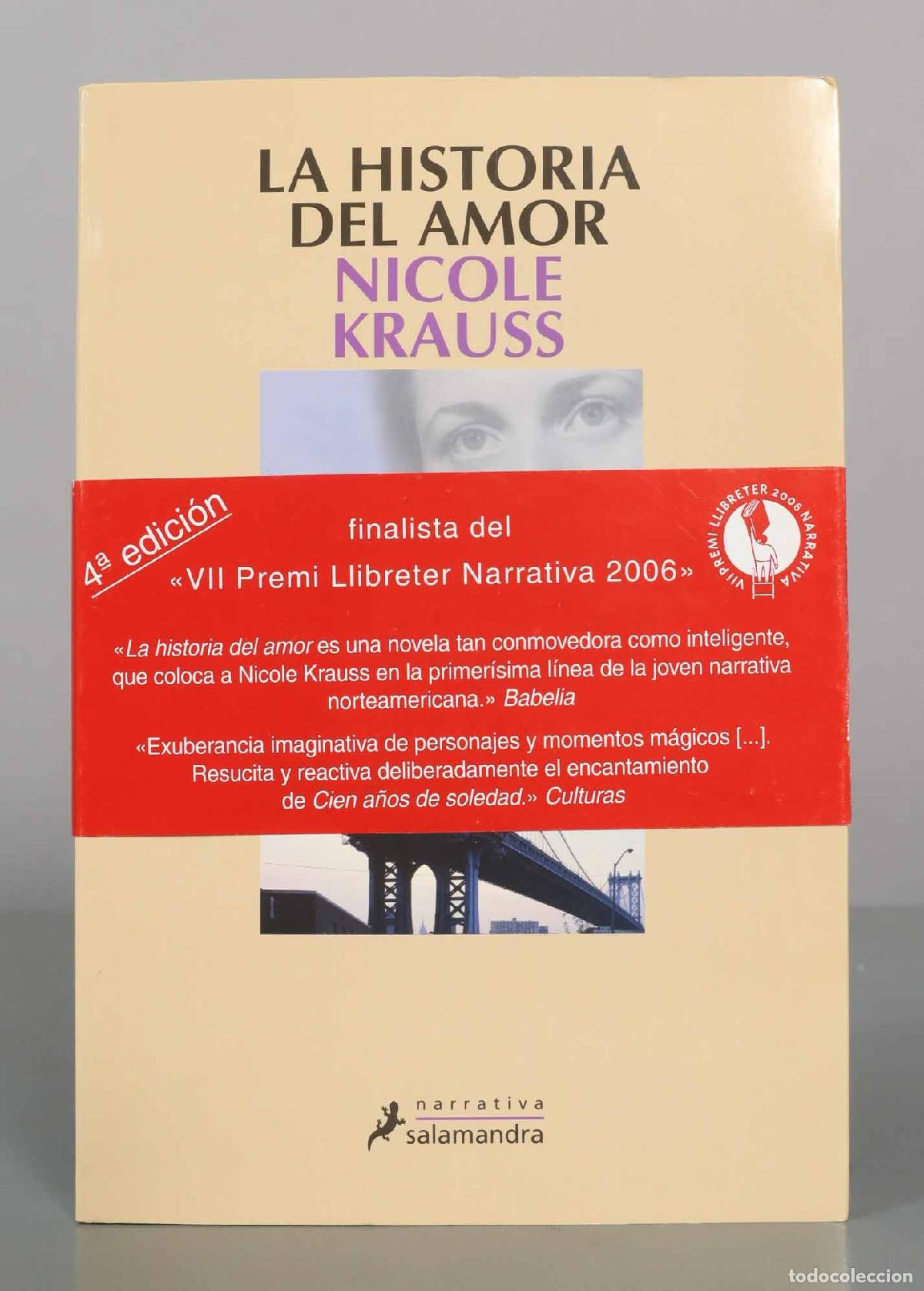 Libros de segunda mano: La historia del amor - Nicole Krauss - Editorial Salamandra