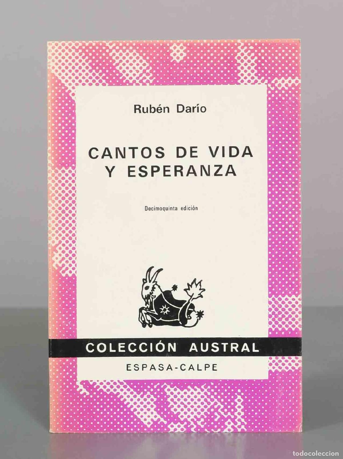 Libros de segunda mano: Cantos de vida y esperanza - Rub&eacute;n Dar&iacute;o - Espasa-Calpe - Foto 1