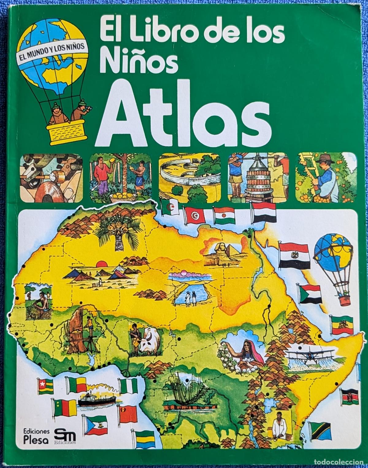 Libros de segunda mano: Atlas - El libro de los ni&ntilde;os - Plesa - Ediciones SM (1985)