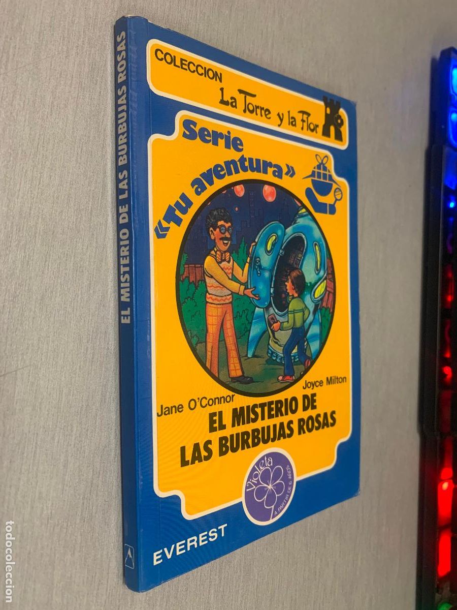 Libros de segunda mano: EL MISTERIO DE LAS BURBUJAS ROSAS / LA TORRE Y LA FLOR - SERIE TU AVENTURA / EVEREST 1987