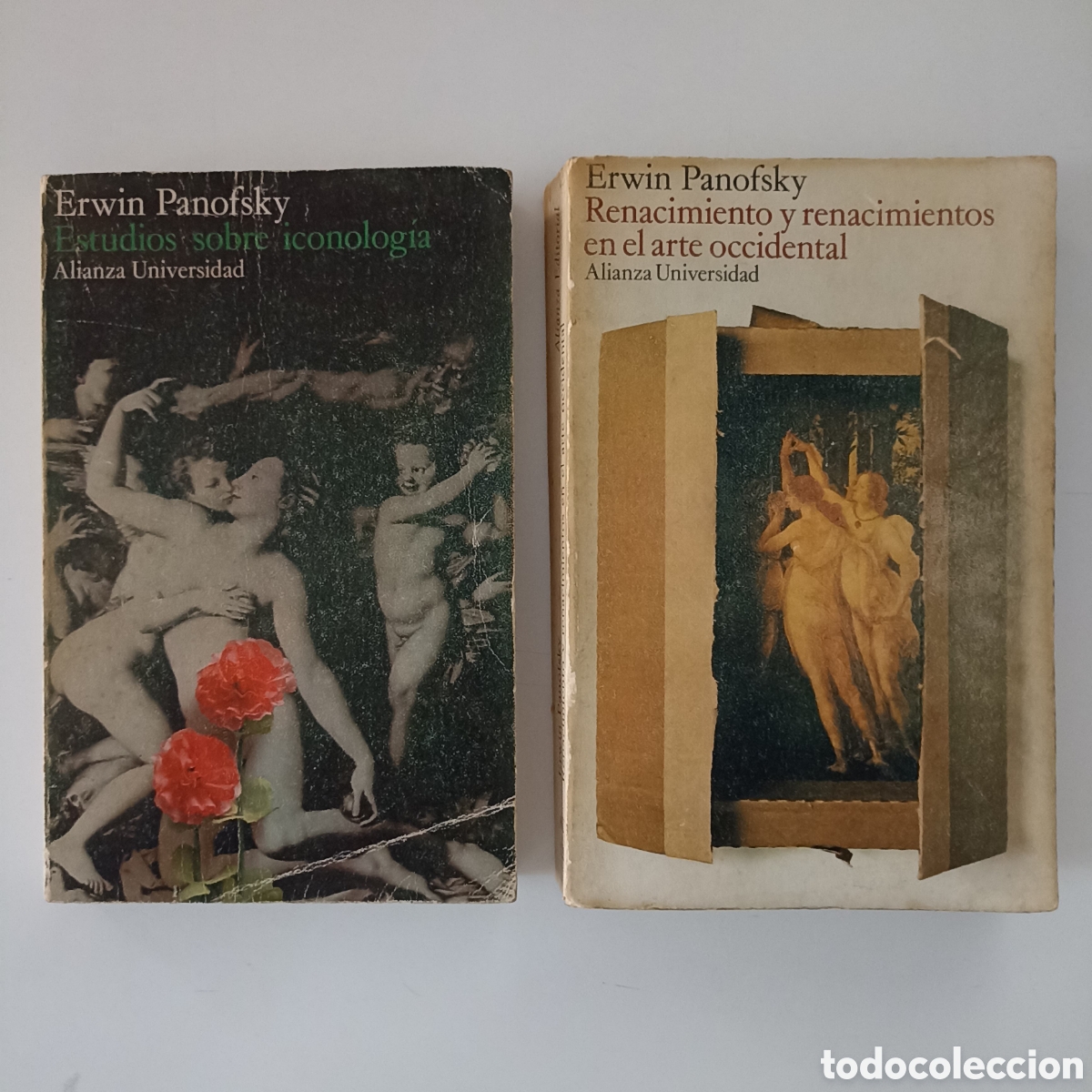 Libros de segunda mano: Lote 2 x Erwin Panofsky - Estudios sobre iconolog&iacute;a / Renacimientos en el arte occidental (1984-85)