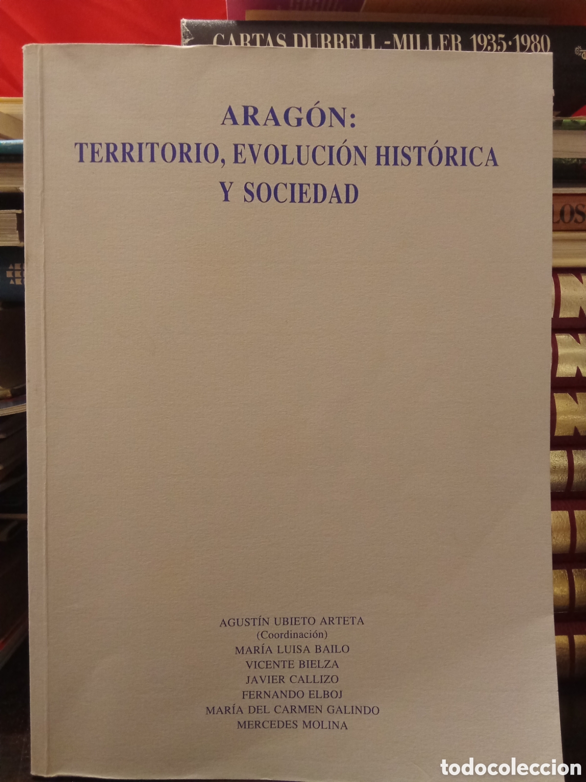 Libros de segunda mano: ARAG&Oacute;N: TERRITORIO, EVOLUCI&Oacute;N HIST&Oacute;RICA Y SOCIEDAD - Agust&iacute;n Ubieto Arteta
