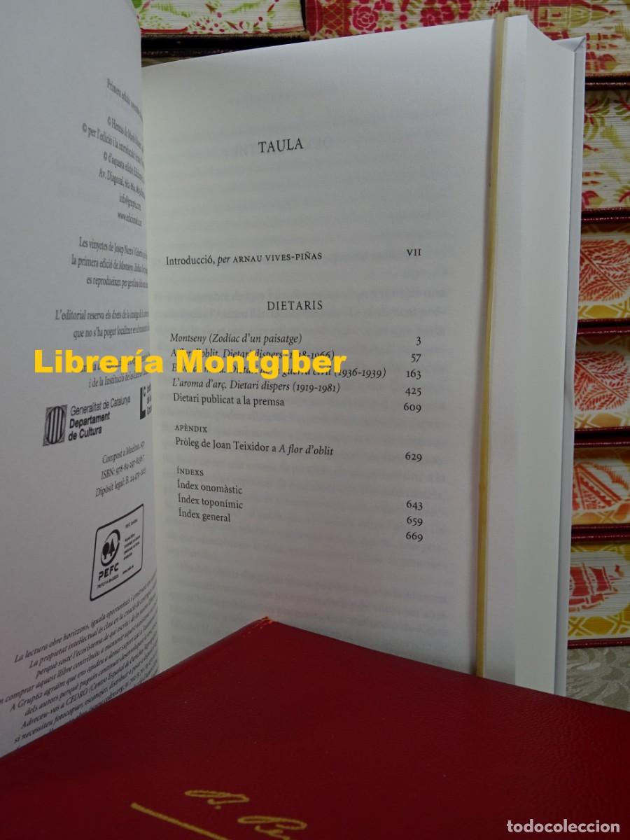 Libros de segunda mano: DIETARIS . Autor : Manent, Mari&agrave; - Foto 3