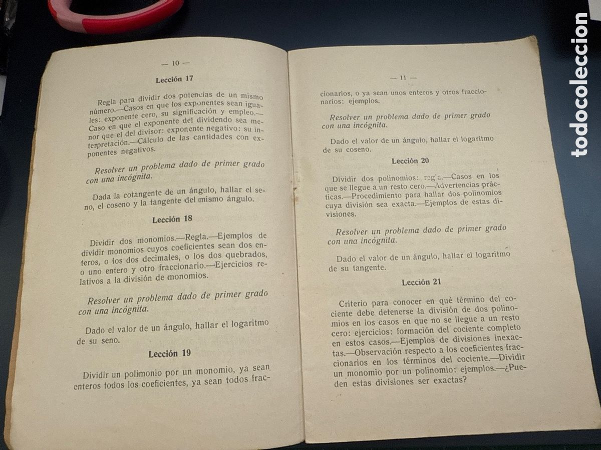 Libros de segunda mano: SU&Aacute;REZ SOMONTE, Ignacio. &Aacute;lgebra y trigonometr&iacute;a - Foto 5