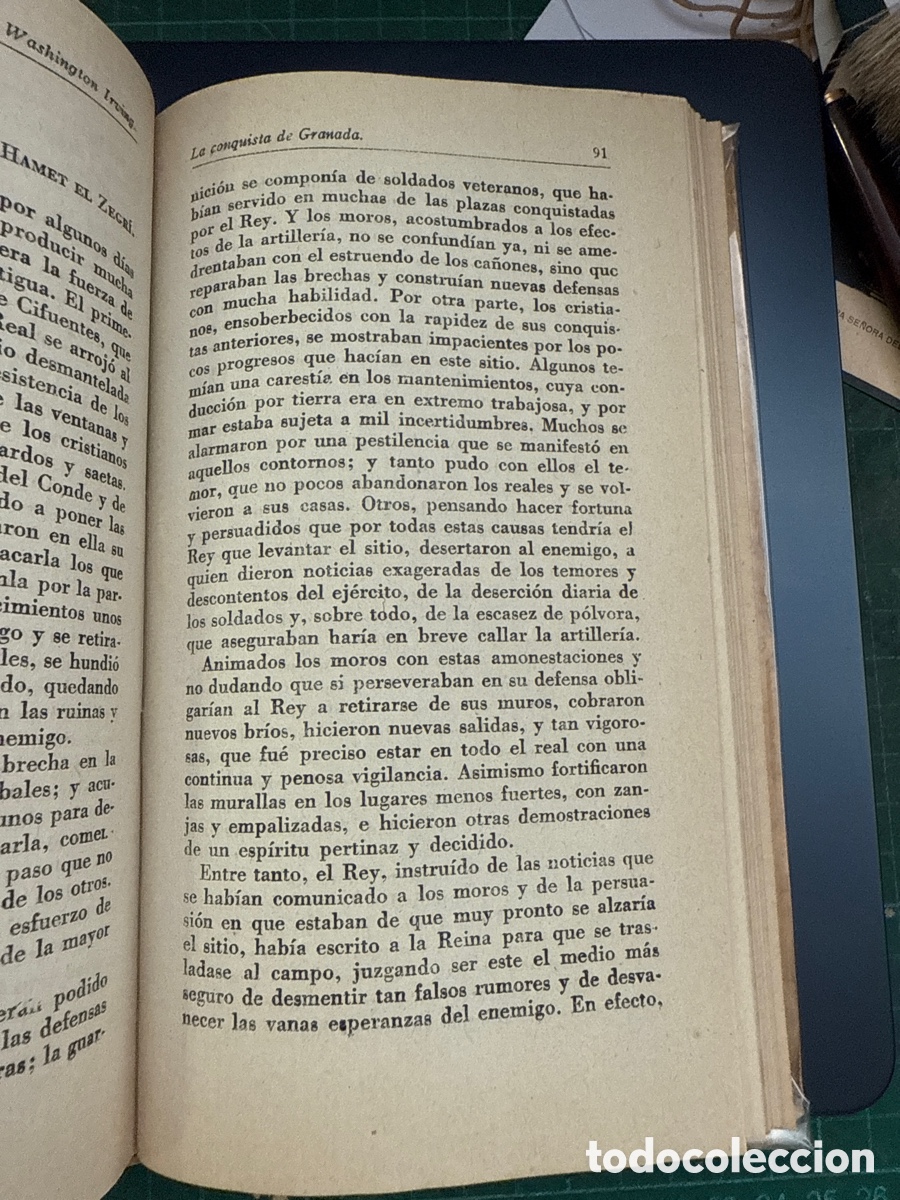 Libros de segunda mano: IRVING, Washigton La conquista de Granada - Foto 2