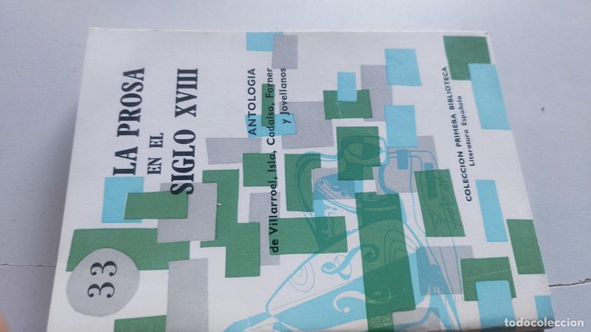 Libros de segunda mano: 33 LA PROSA EN EL SIGLO XVIII / COCULSA / ANTOLOGIA / COLECCI&Oacute;N PRIMERA BIBLIOTECA LITERATURA
