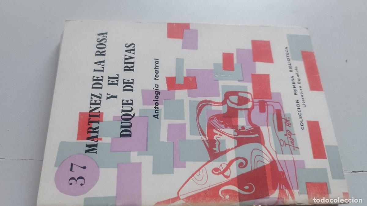 Libros de segunda mano: 37 MARTINEZ DE LA ROSA Y EL DUQUE DE RIVAS / COCULSA / ANTOLOGIA / COLECCI&Oacute;N PRIMERA BIBLIOTEC