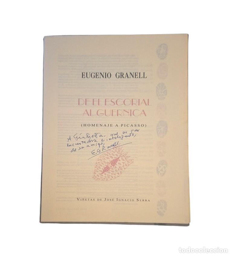 Second hand books: Granell, E.- VERSI&Oacute;N CELESTE, REVISTA DE LIBRE CREACI&Oacute;N + DE EL ESCORIAL AL GUERNICA (firmado)