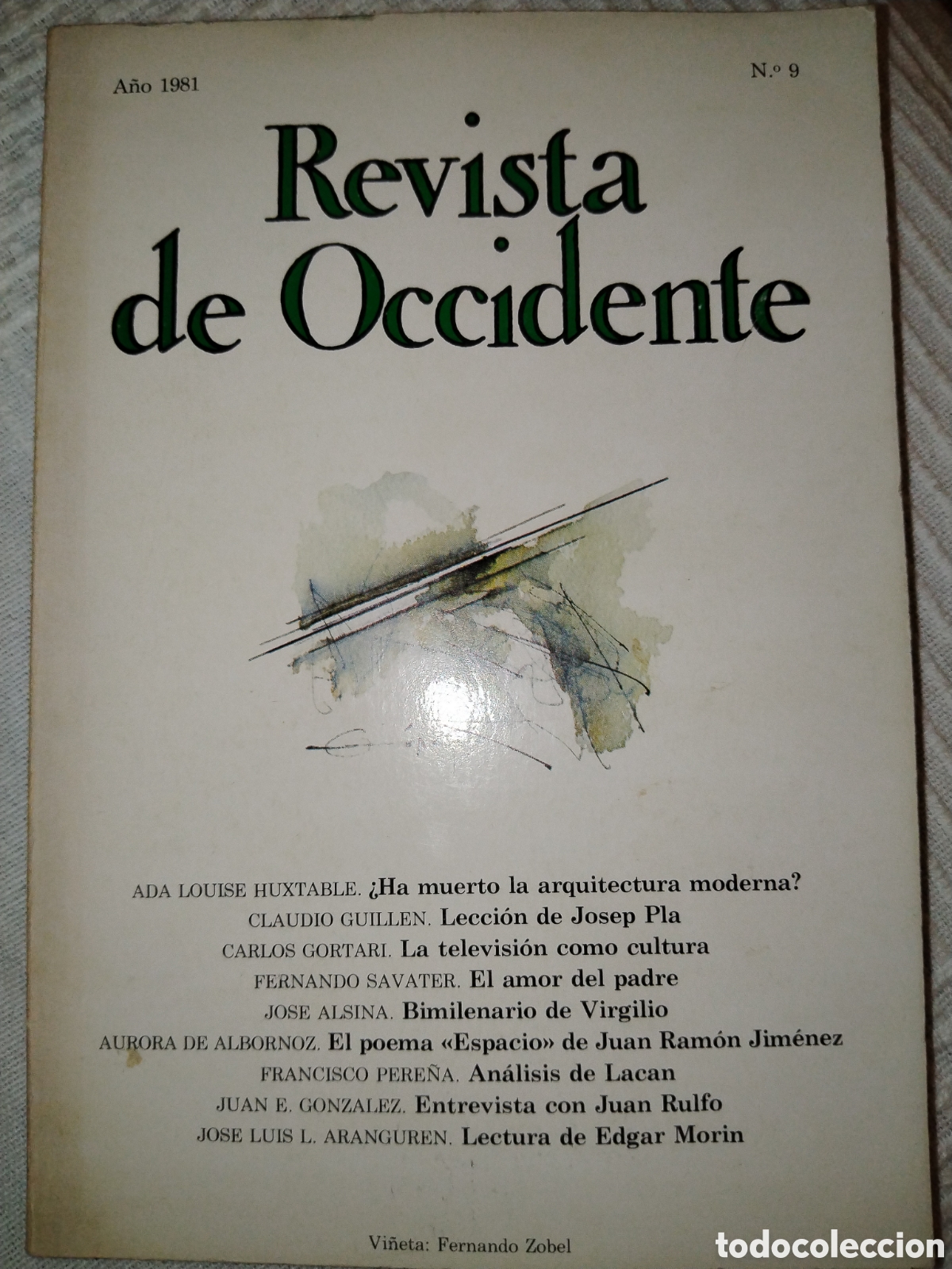 Libros de segunda mano: Revista de Occidente. Octubre diciembre en 1981. N&ordm;9
