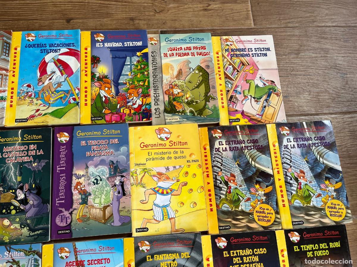 Libros de segunda mano: GERONIMO STILTON - ESPECTACULAR LOTE DE 27 TOMOS - Foto 5
