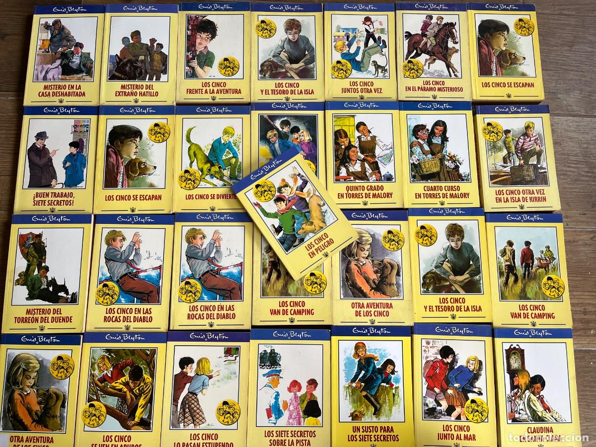 Libros de segunda mano: ENID BLYTON - ESPECTACULAR LOTE DE 29 TOMOS RBA - LOS CINCO - SIETE SECRETOS - Y M&Aacute;S