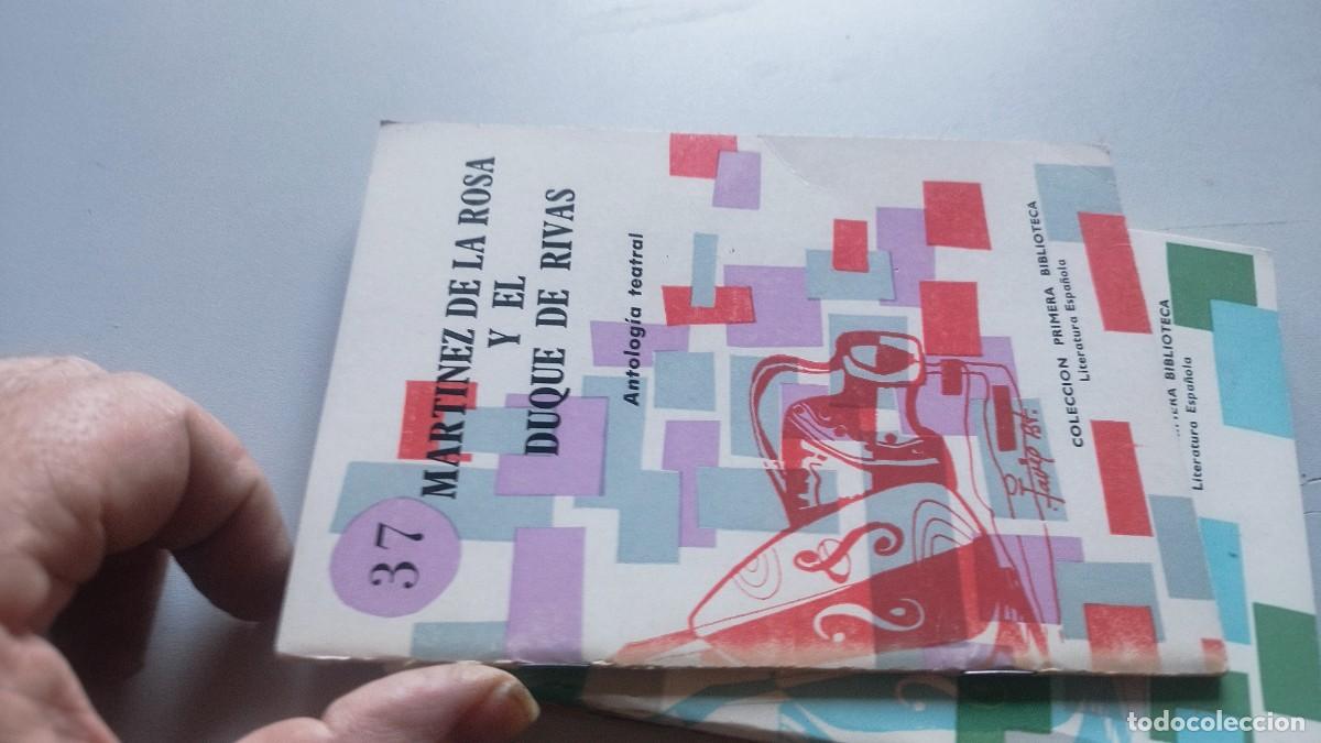 Libros de segunda mano: 37 MARTINEZ DE LA ROSA Y EL DUQUE DE RIVAS / COCULSA / ANTOLOGIA / COLECCI&Oacute;N PRIMERA BIBLIOTEC