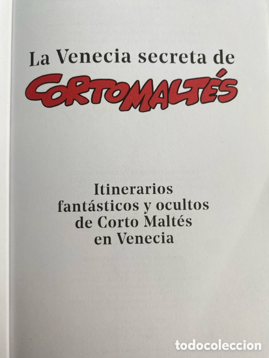 Libros de segunda mano: La venecia secreta de corto malt&eacute;s - Foto 2