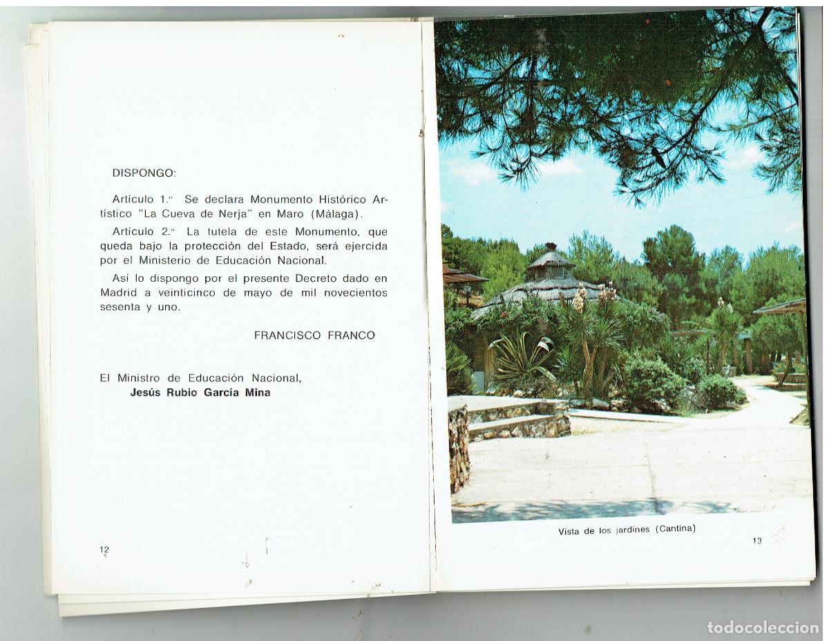 Libros de segunda mano: LA CUEVA DE NERJA. EDICIONES ALBAYZIN. 1977. (P/C4) - Foto 3