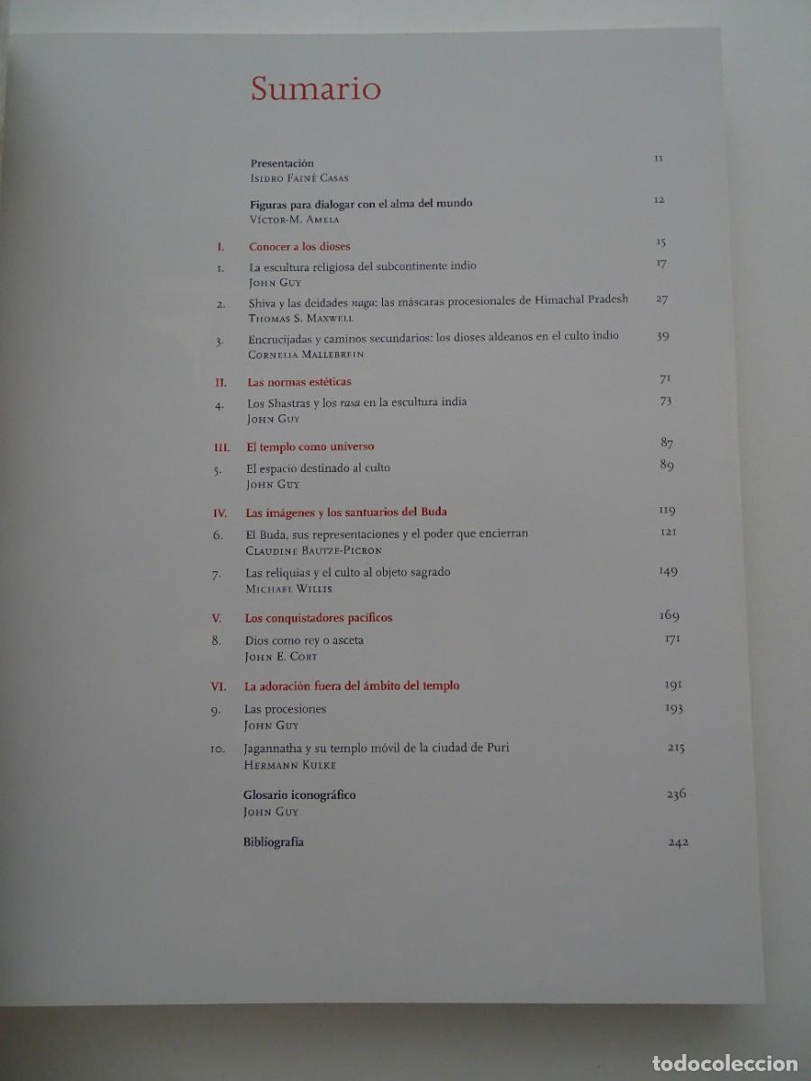 Libros de segunda mano: La escultura en los templos indios. El arte de la devoci&oacute;n. - Foto 2