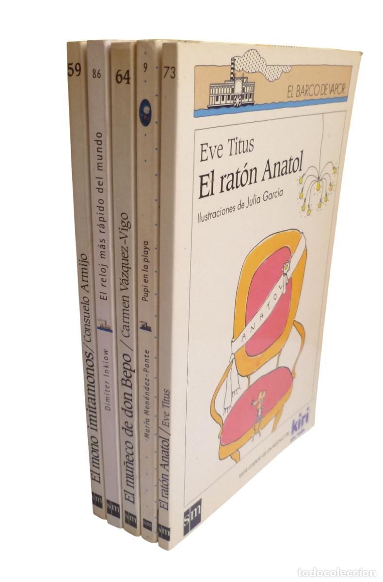 Libros de segunda mano: Lote de libros El Barco de Vapor. Serie blanca Primeros Lectores