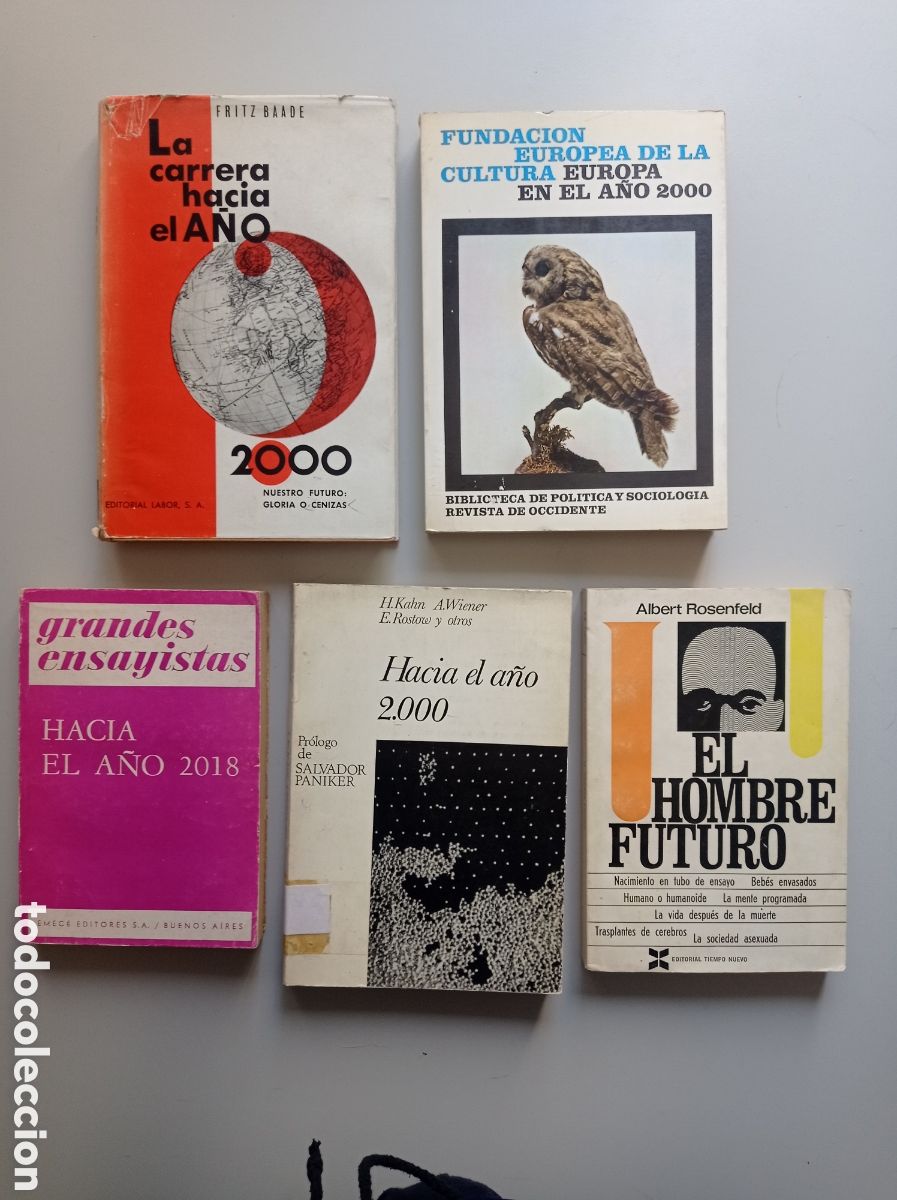 Libros de segunda mano: PROSPECTIVA. RETROFUTURISMO. 6 OBRAS SOBRE EN FUTURO.