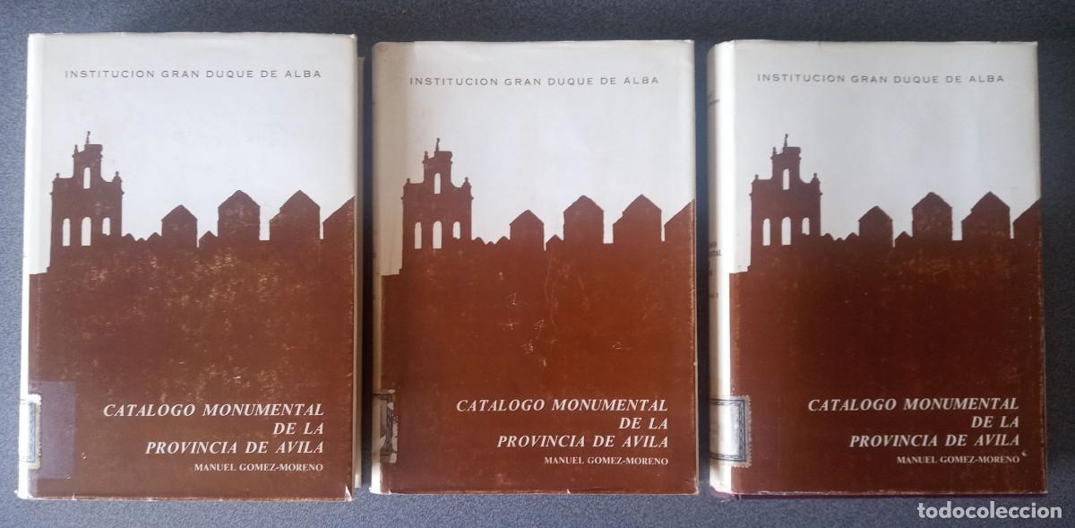 Libros de segunda mano: Lote Cat&aacute;logo Monumental De La Provincia De &Aacute;vila L&aacute;minas Manuel Gomez Moreno