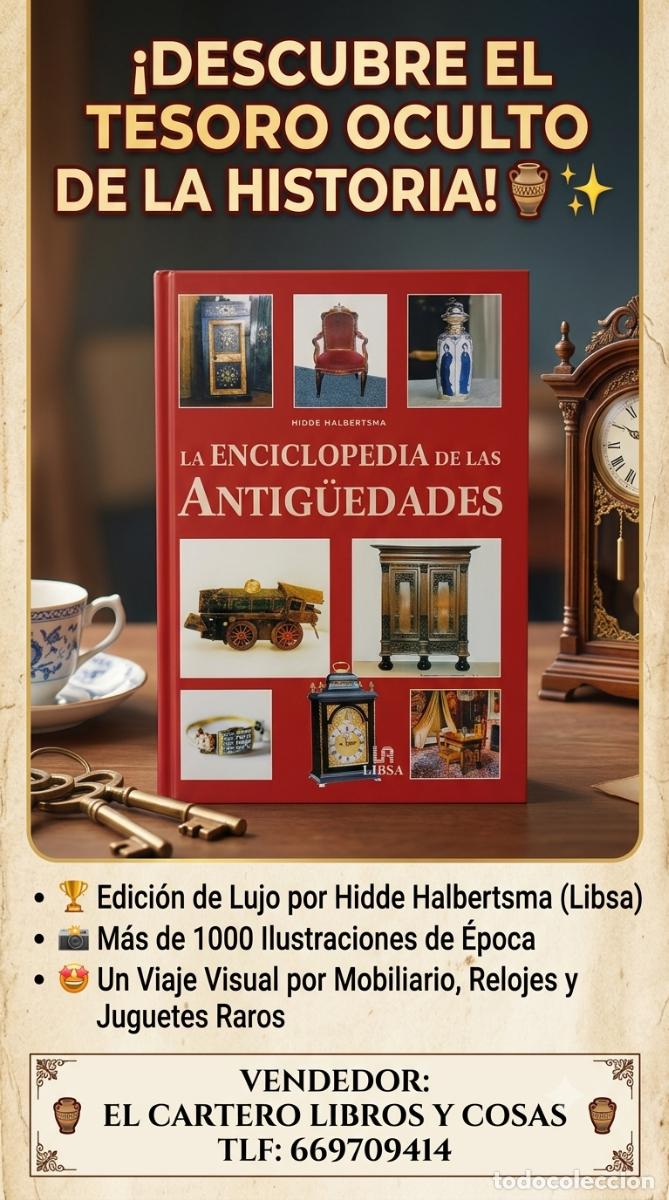 Libros de segunda mano: LA ENCICLOPEDIA DE LAS ANTIG&Uuml;EDADES. HIDDE HALBERTSMA