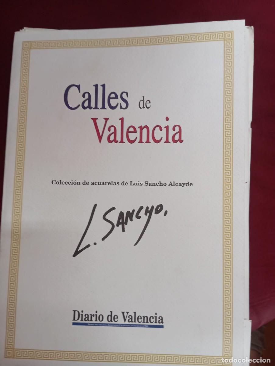 Libros de segunda mano: ACUARELAS DE LAS CALLES DE VALENCIA - Foto 1