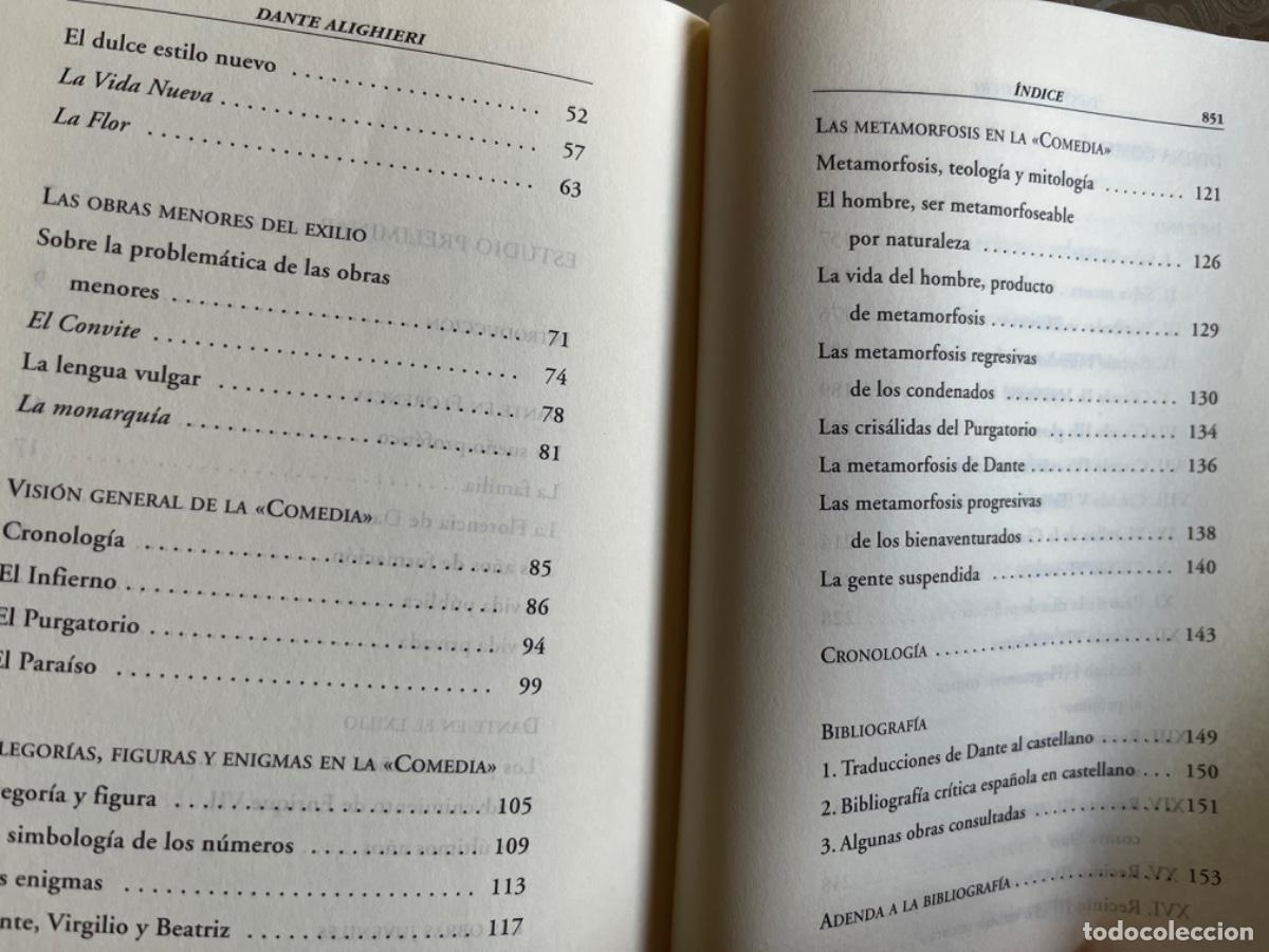 Libros de segunda mano: Alighieri, Dante.- Obras completas (2 tomos) - Foto 6
