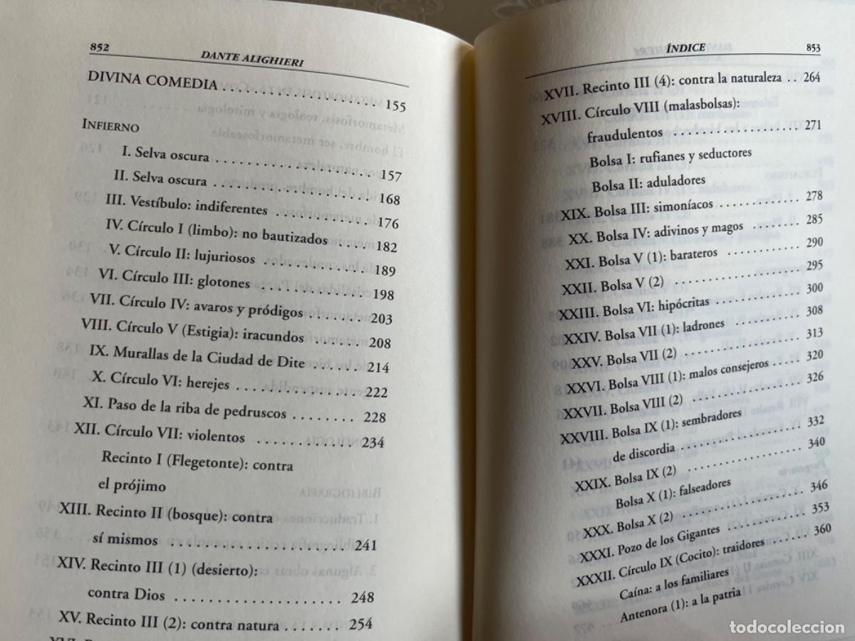 Libros de segunda mano: Alighieri, Dante.- Obras completas (2 tomos) - Foto 7