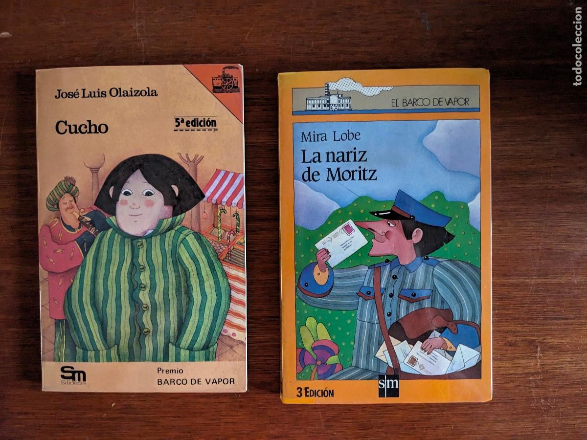 Libri di seconda mano: LOTE EL BARCO DE VAPOR: (1) &rdquo;Cucho&rdquo; y (2) &rdquo;La nariz de Moritz&rdquo;