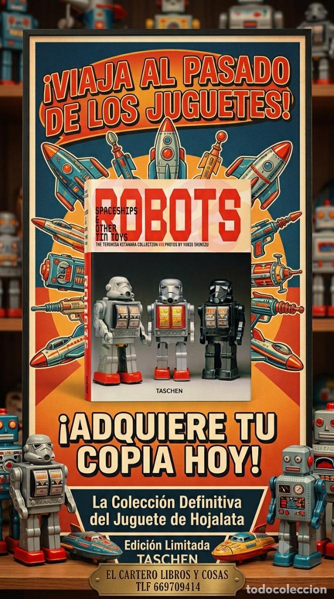 Libros de segunda mano: ROBOTS: SPACESHIPS AND OTHER TIN TOYS Teruhisa Kitahara TASCHEN BENEDIKT - 9783822850626