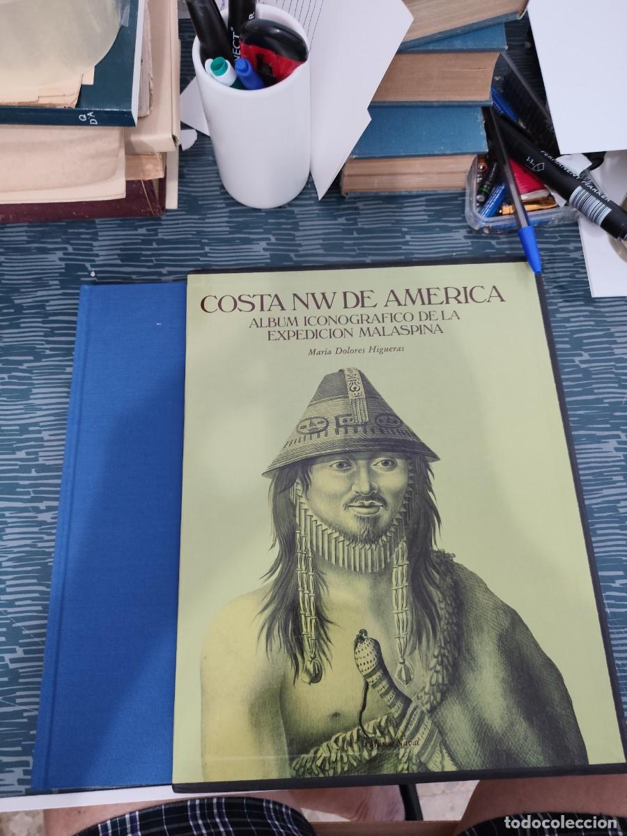 Libros de segunda mano: NW COAST OF AMERICA,ICONOGRAPHIC ALBUM OF THE MALASPINA EXPEDITION,MARIA DOLORES HIGUERAS,1991,155 P