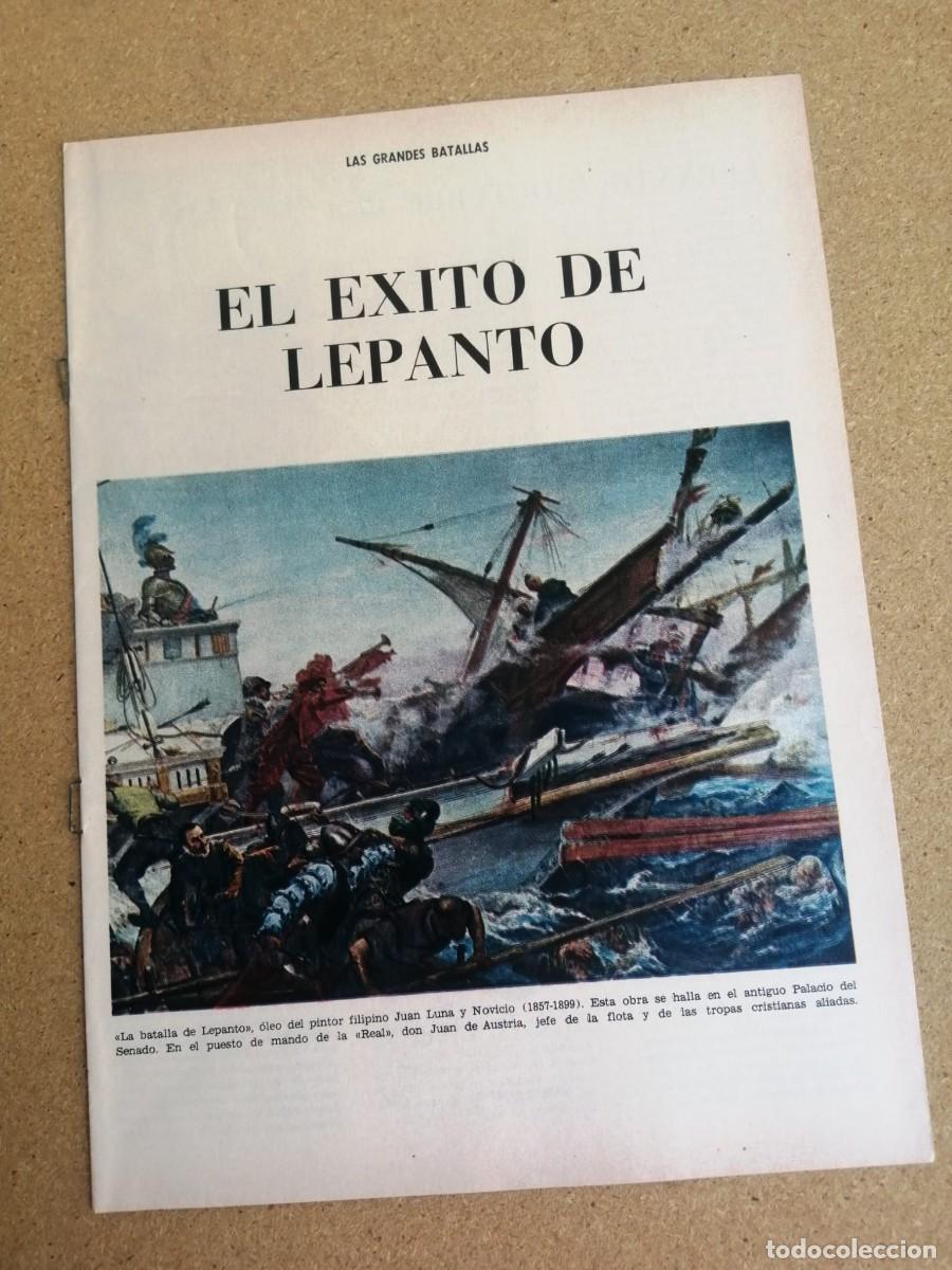 Libros de segunda mano: REVISTILLA, LAS GRANDES BATALLAS. EL EXITO DE LEPANTO