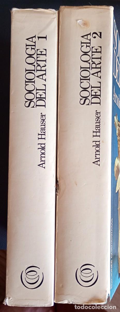 Libros de segunda mano: Arnold Hauser . Sociolog&iacute;a del arte, 1 y 2 - Foto 2