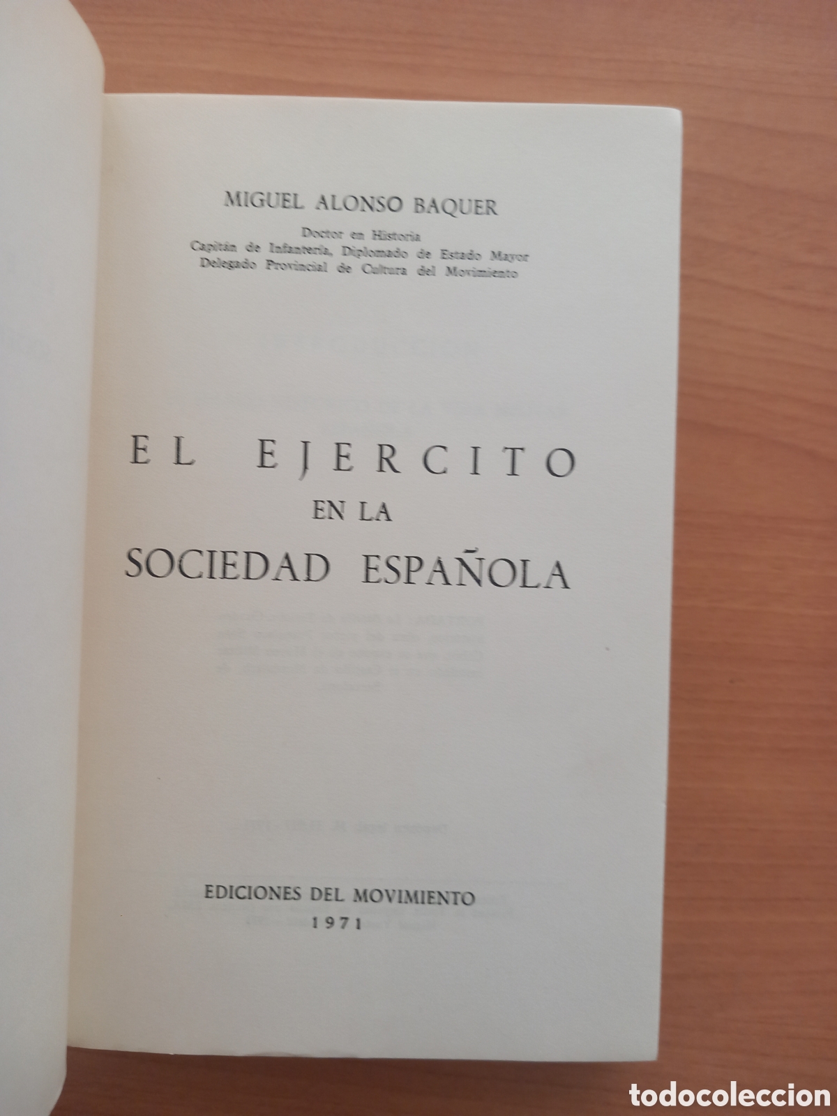 Libros de segunda mano: El ejercito en la sociedad espa&ntilde;ola - Foto 2