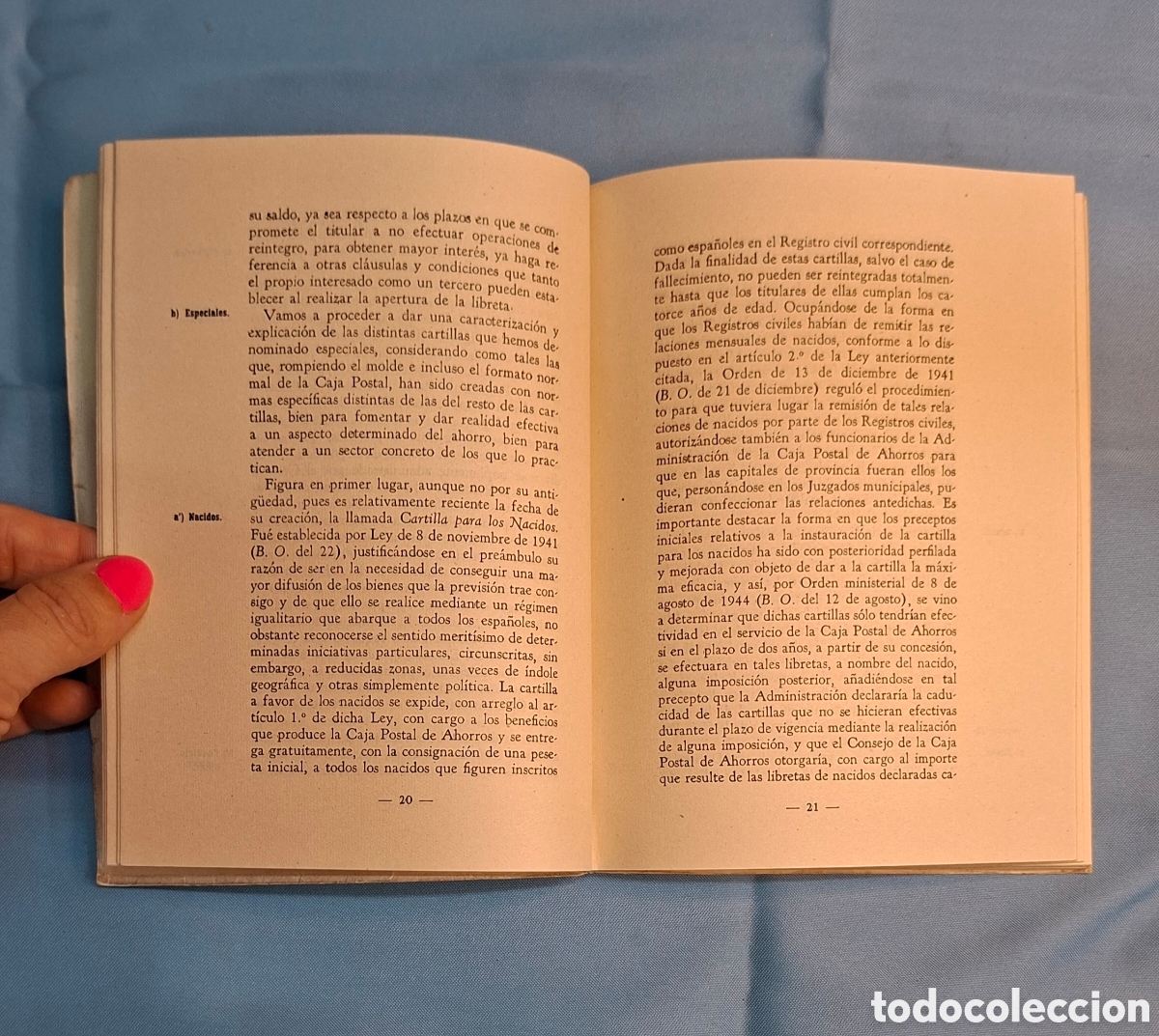 Libros de segunda mano: Libro Caja Postal 1949 - Foto 2