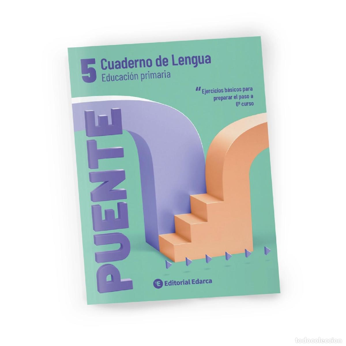 Libros de segunda mano: Cuaderno De Lenguaje. Puente 5&ordm; Curso De Primaria. Ejercicios B&aacute;sicos Para Preparar El Paso A 6&ordm; Cur - Foto 1