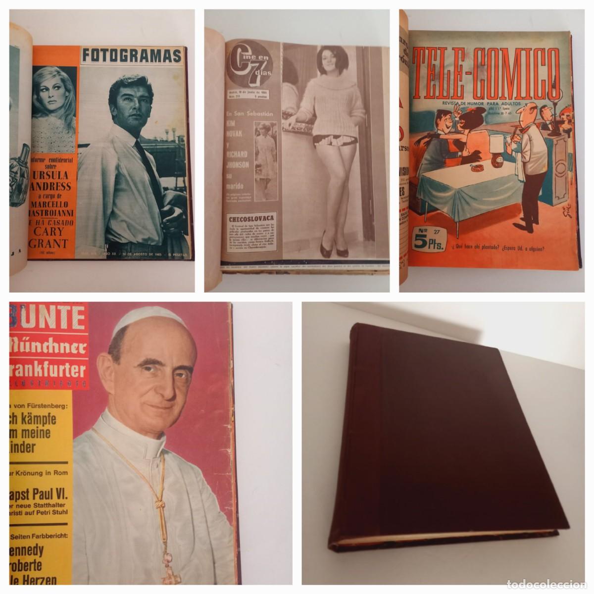 Libros de segunda mano: ESTUPENDO LIBRO CON VARIAS REVISTAS DE LOS FABULOSOS A&Ntilde;OS 60&acute;S