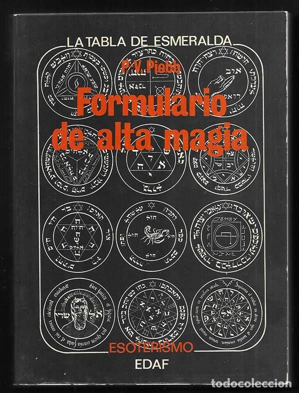 Libros de segunda mano: Formulario de alta magia La Tabla de Esmeralda 1977 - Foto 1