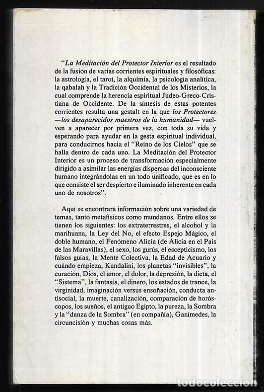 Libros de segunda mano: La Meditaci&oacute;n del Protector Interior. 1&ordf; Edici&oacute;n. Luis C&aacute;rcamo, Editor 1983 - Foto 2