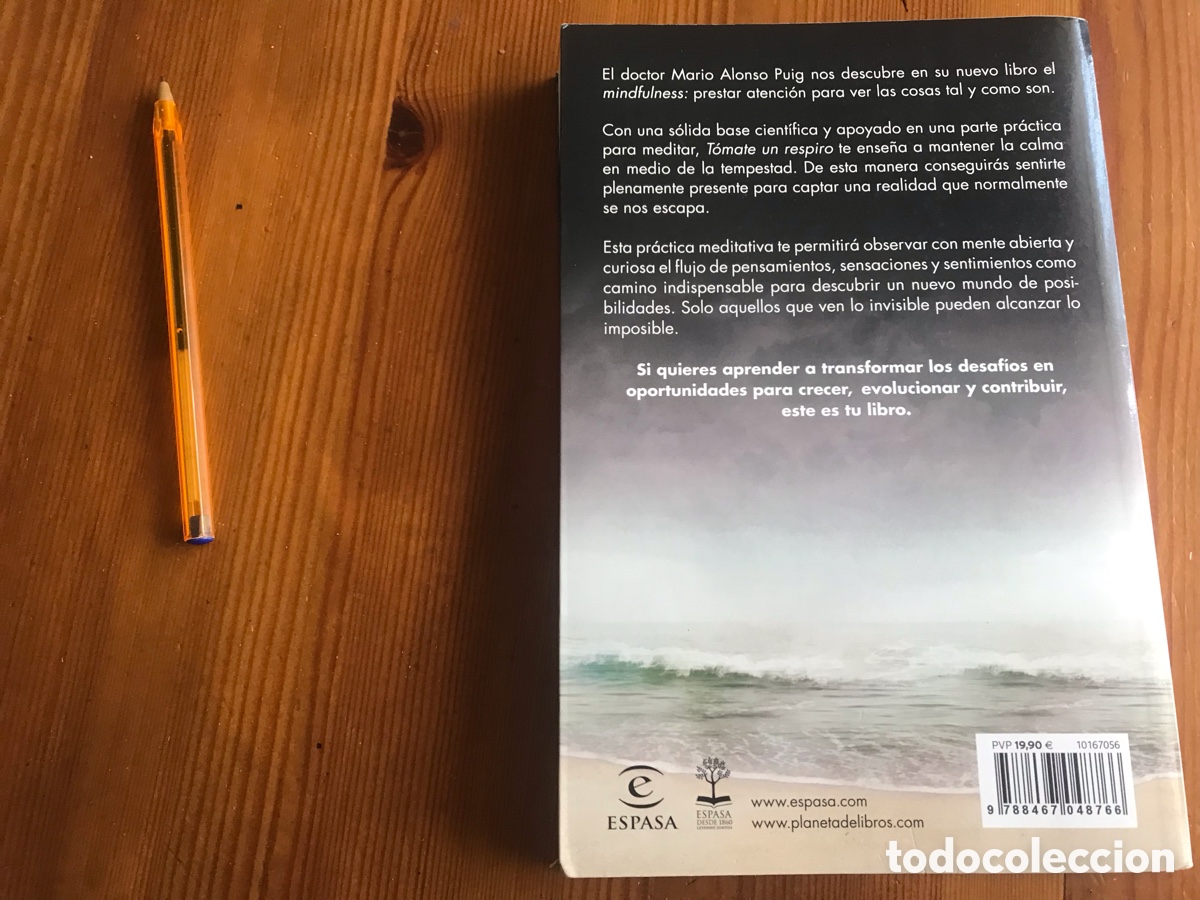 Libros de segunda mano: T&oacute;mate un respiro. Mindfulness. Mario Alonso Puig. Espasa - Foto 3