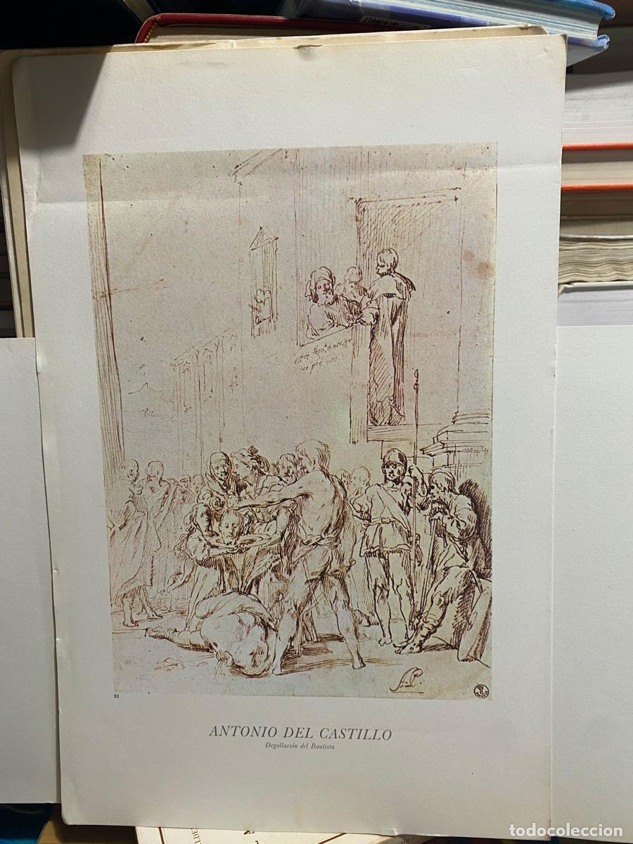 Libros de segunda mano: LAMINAS DE ARTE, ANTONIO DEL CASTILLO, DEGOLLACION DEL BAUTISTA