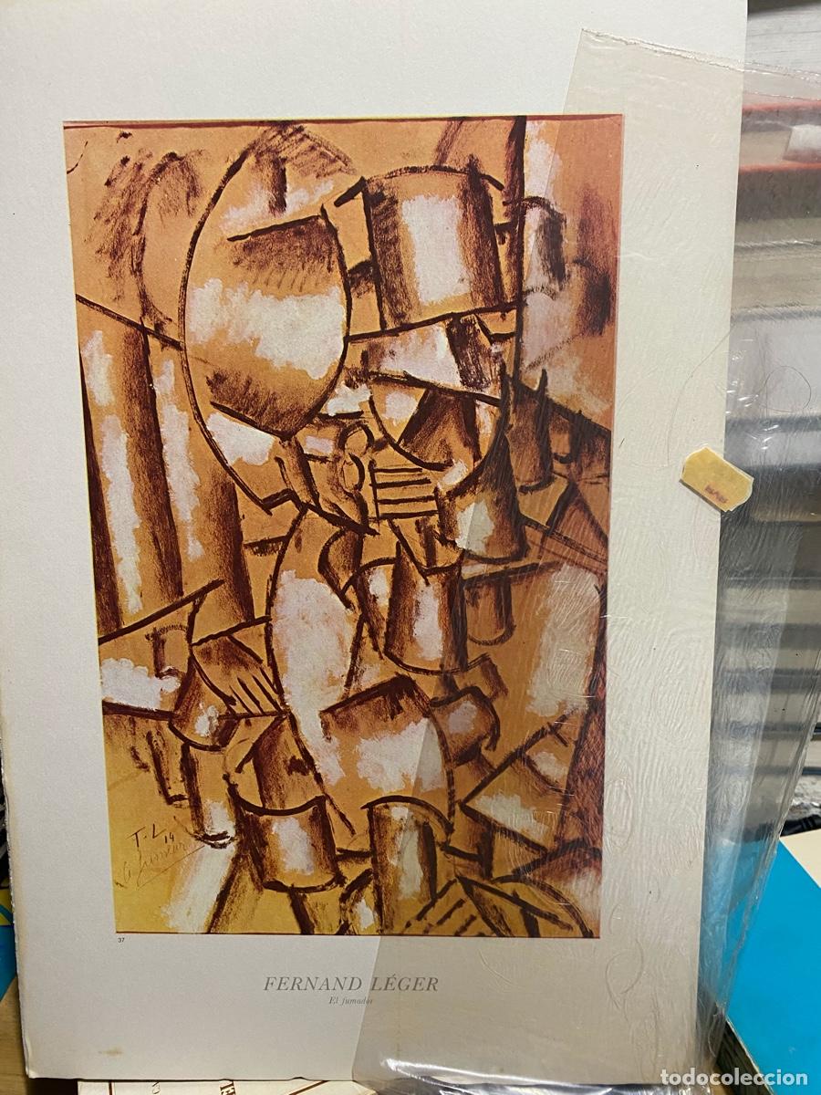 Libros de segunda mano: LAMINAS DE ARTE, FERNAND LEGER, EL FUMADOR