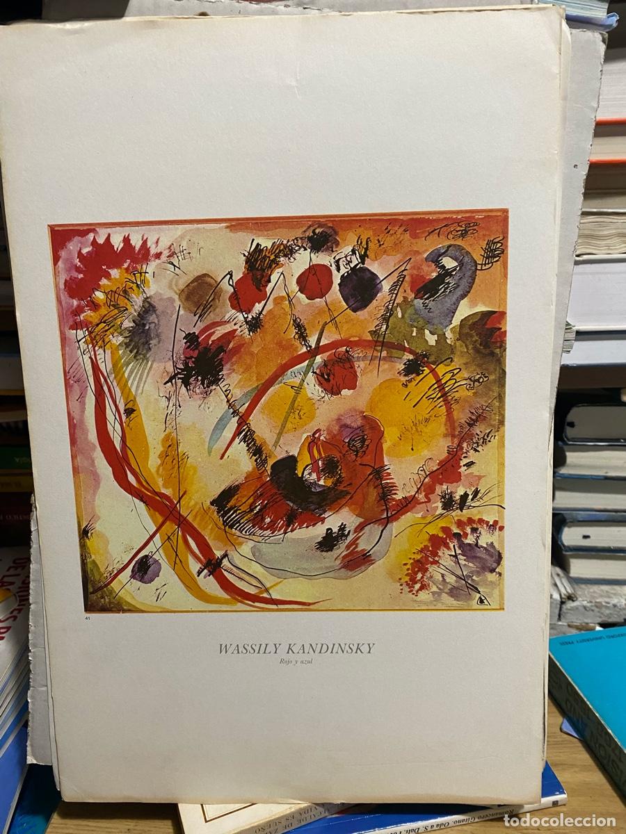 Libros de segunda mano: LAMINAS DE ARTE, WASSILY KANDINSKY, RIJI Y AZUL