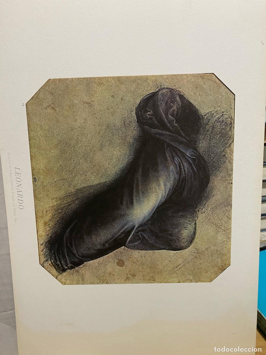 Libros de segunda mano: LAMINAS DE ARTE, LEONARDO
