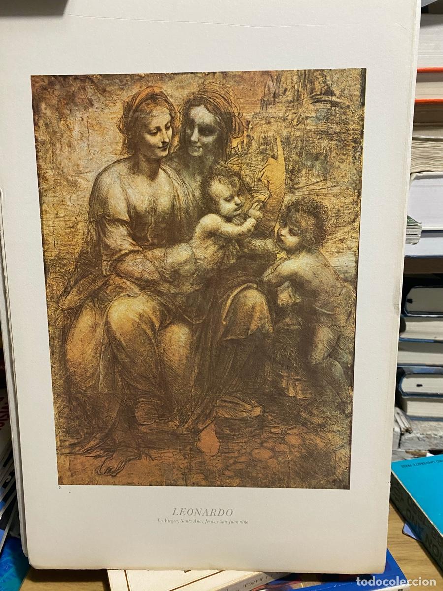 Libros de segunda mano: LAMINAS DE ARTE, LEONARDO