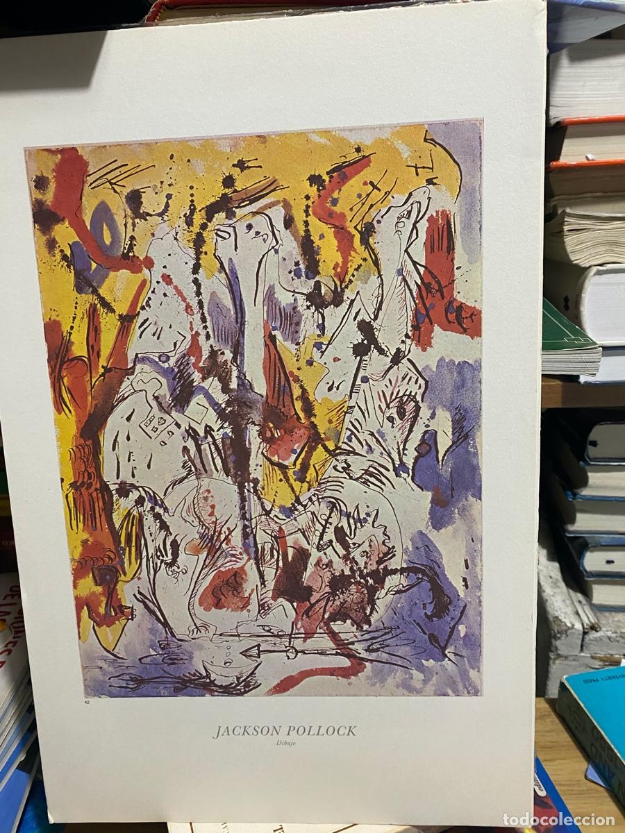 Libros de segunda mano: LAMINAS DE ARTE, JACKSON POLLOCK