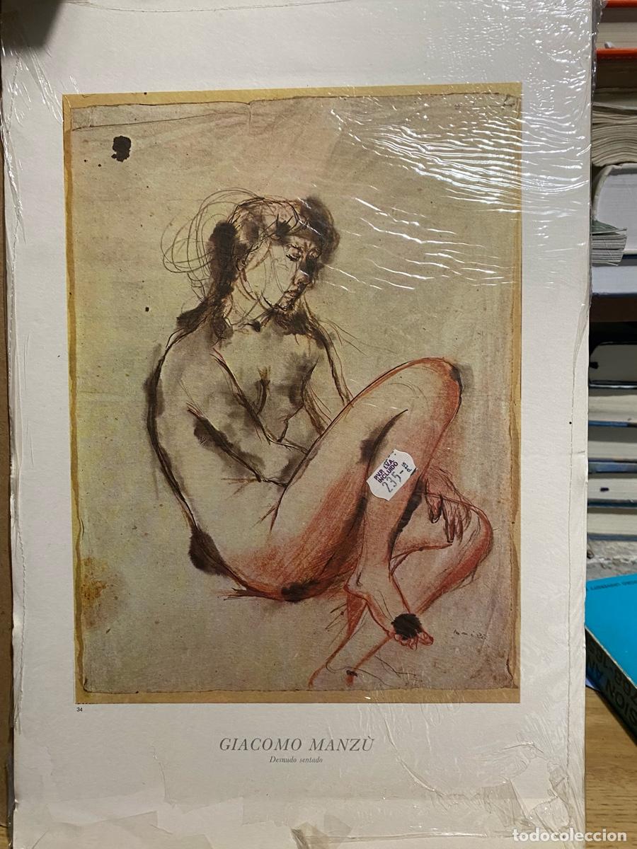 Libros de segunda mano: LAMINAS DE ARTE, GIACOMO MANZU